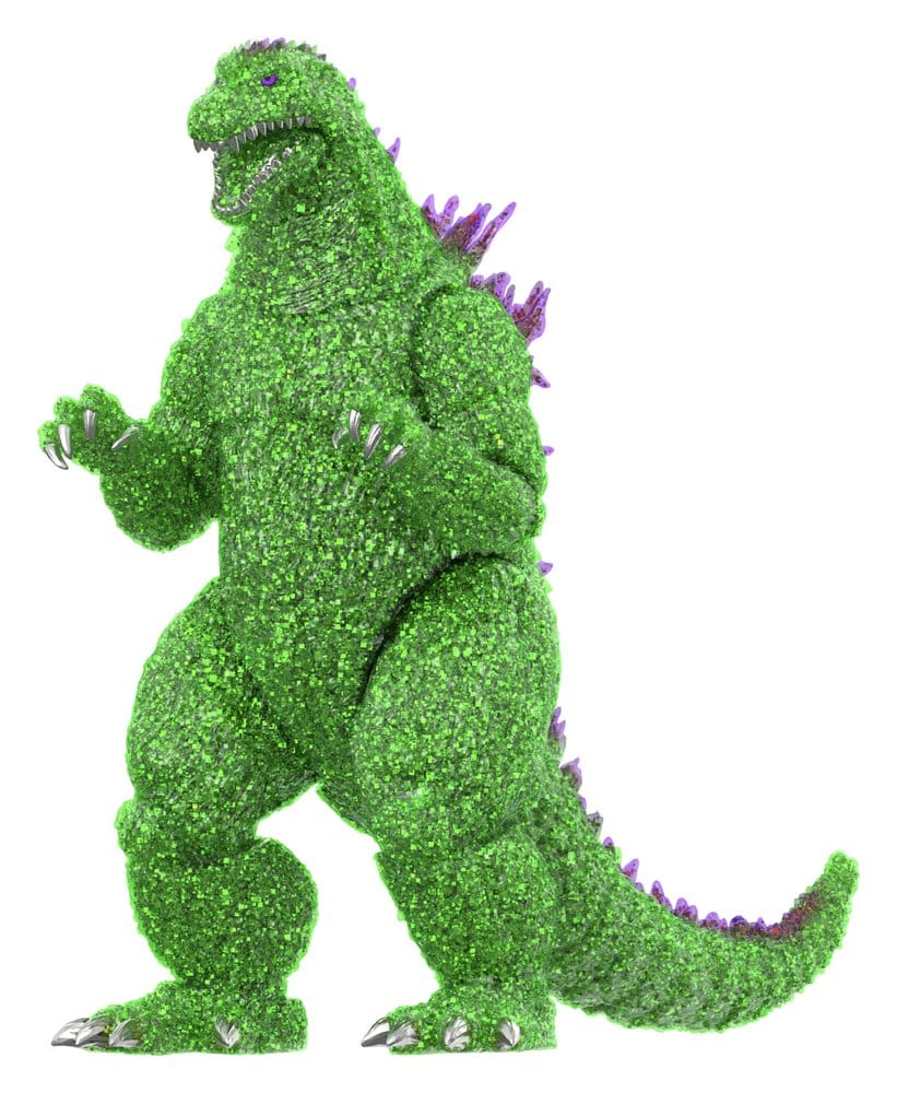 Godzilla Godzilla 2001 (Color Shock, Clear Green Glitter with Metallic) Toho Super Kaiju Actionfigur