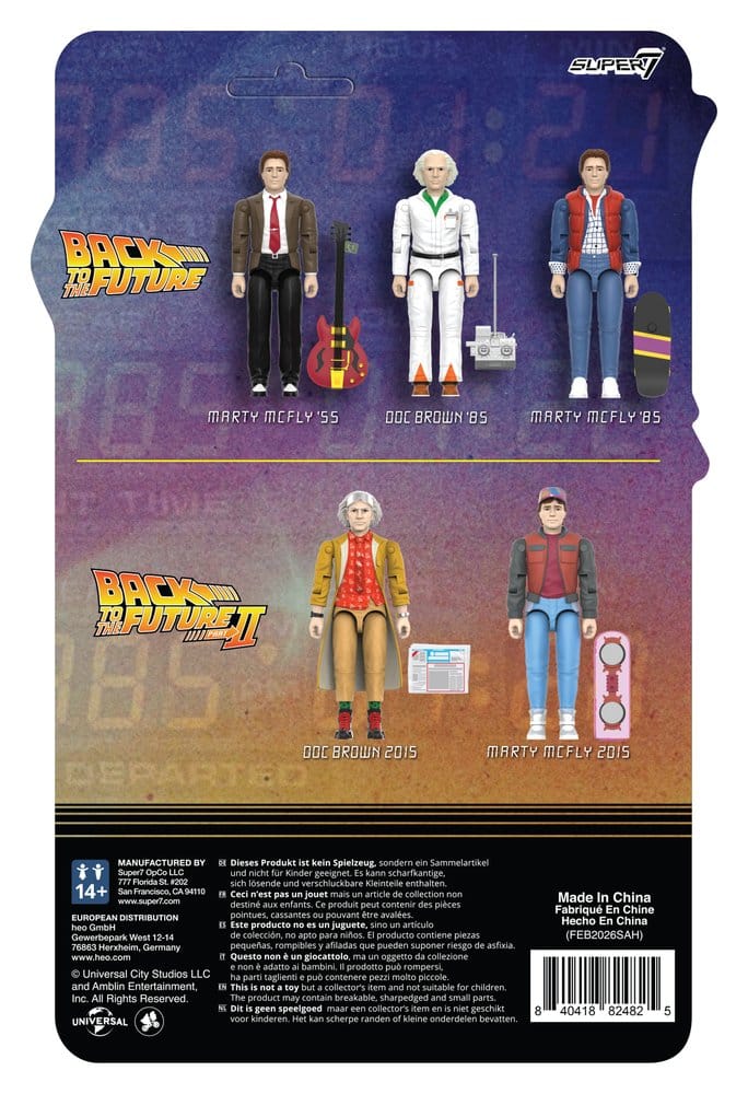Back to the Future Wave 02 Marty McFly (2015) ReAction+ Actionfigur