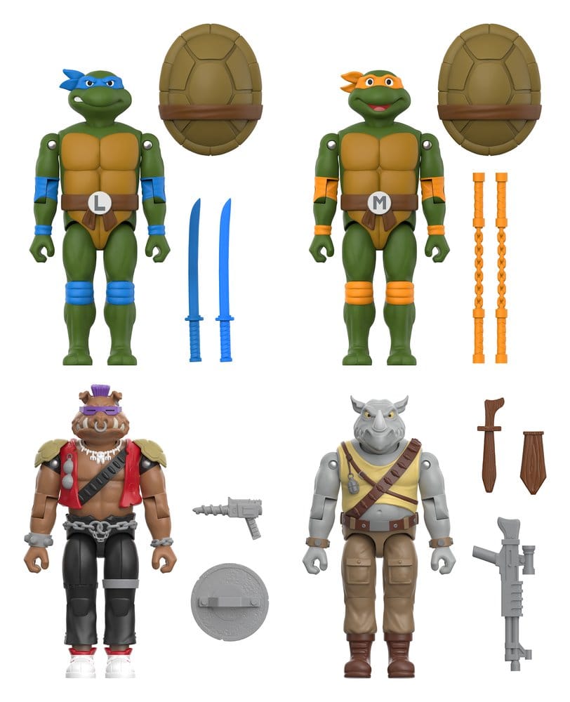 Teenage Mutant Ninja Turtles Wave 02 Michelangelo ReAction+ Actionfigur
