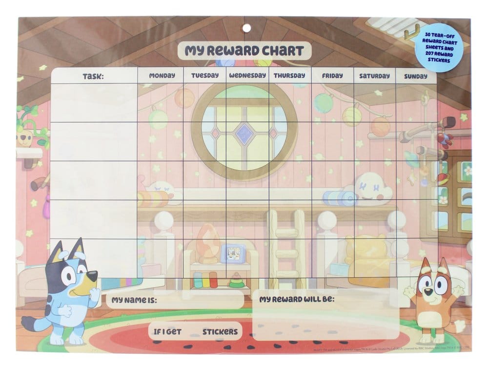 Bluey Belohnungsplan Set
