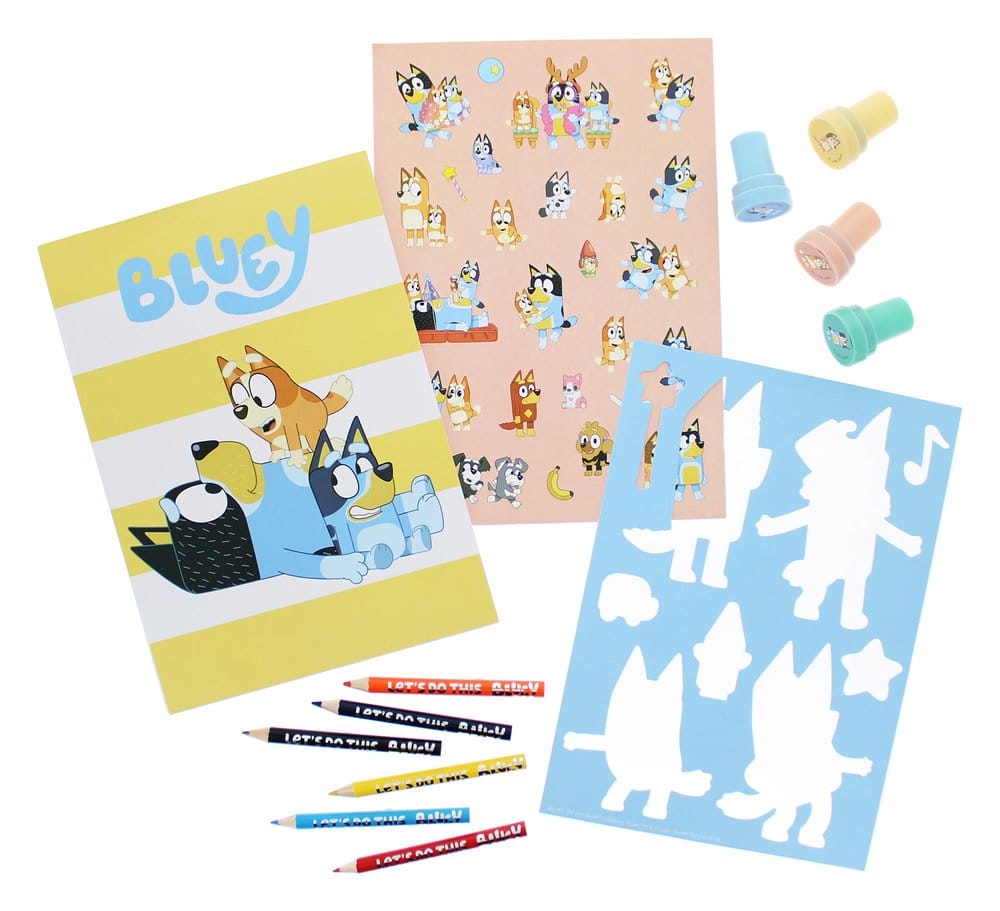 Bluey Kreativ-Malset 14-teilig