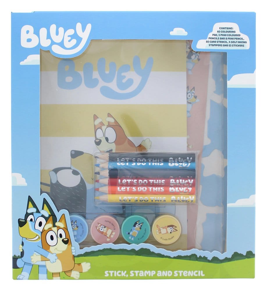 Bluey Kreativ-Malset 14-teilig