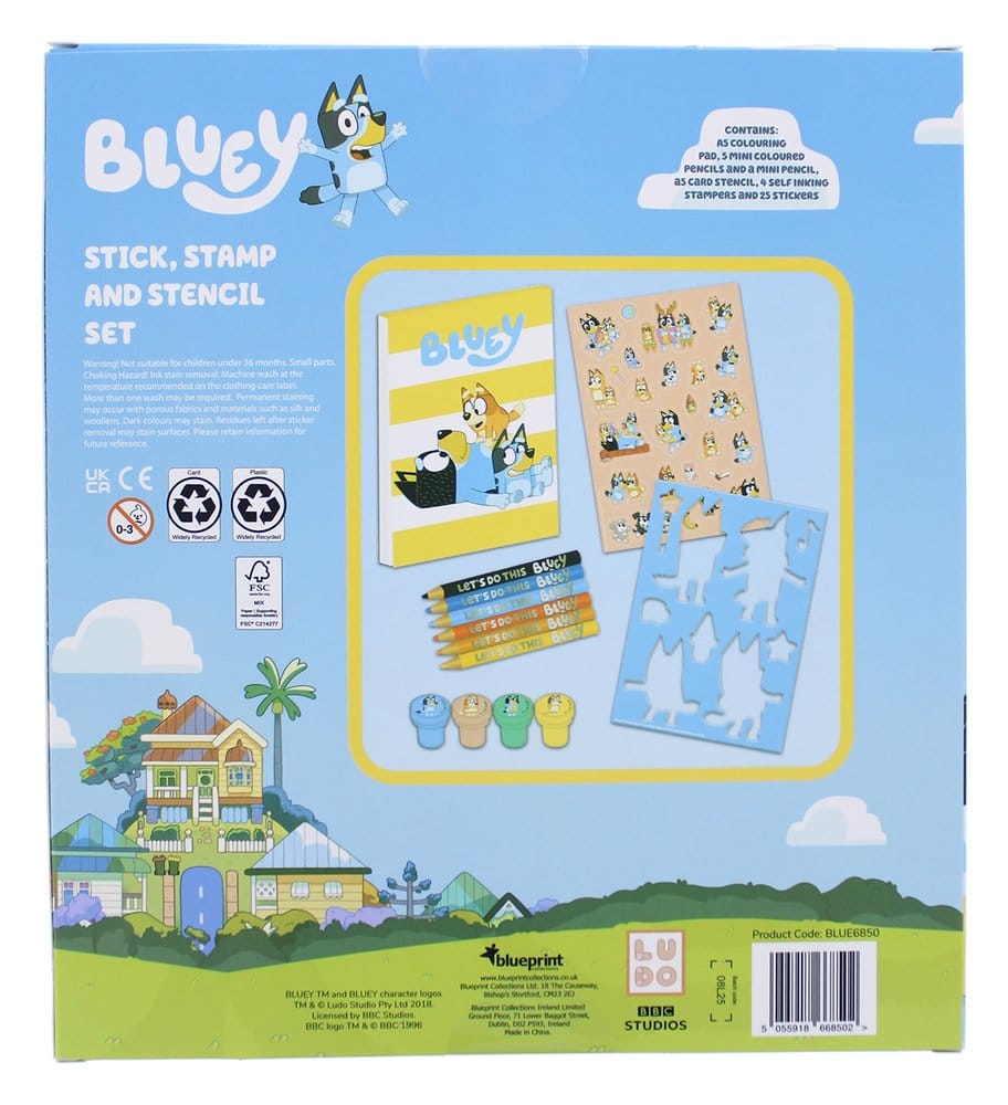 Bluey Kreativ-Malset 14-teilig