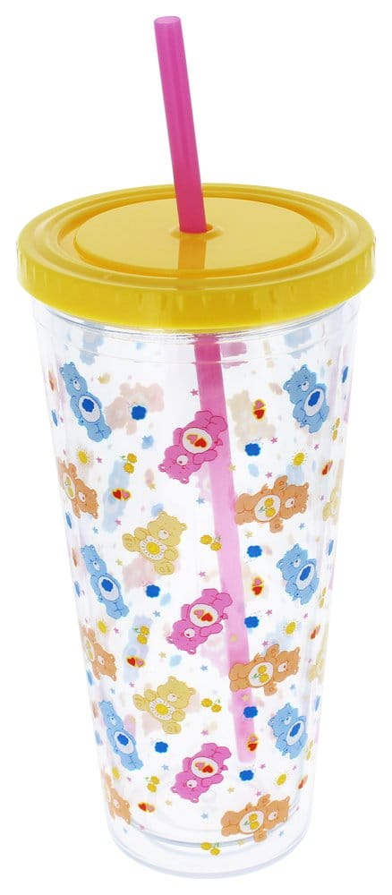 Glücksbärchis Becher mit Strohhalm