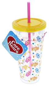 Glücksbärchis Becher mit Strohhalm