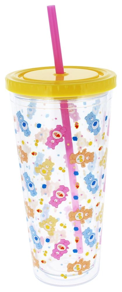 Glücksbärchis Becher mit Strohhalm
