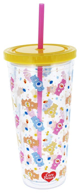 Glücksbärchis Becher mit Strohhalm