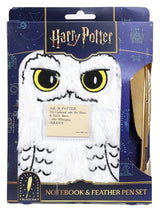 Harry Potter Hedwig Magical Locations Plüsch Notizbuch Set mit Stift