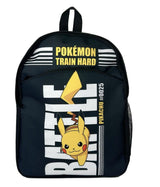 Pokémon Train Hard Rucksack Schwarz