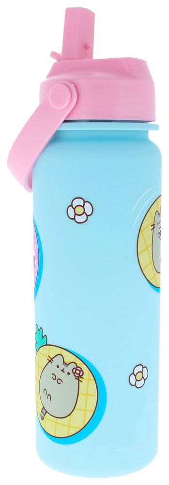Pusheen By The Pool Flip Top Blau Trinkflasche
