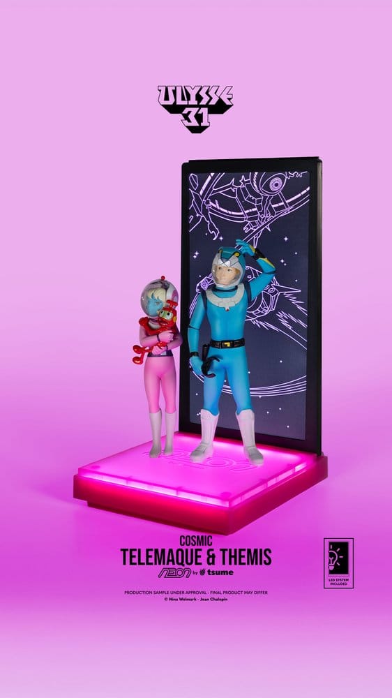 Ulysse 31 Telemachus & Themis Cosmic Version Neon 1/9 Figur
