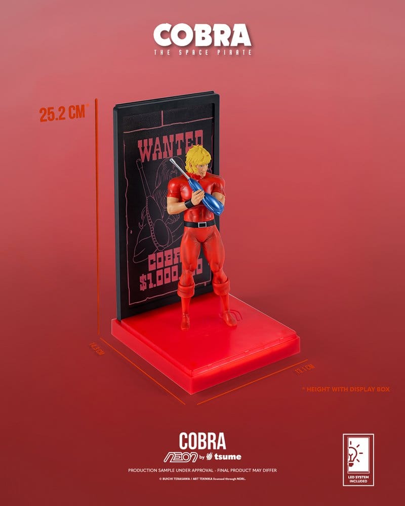Cobra Cobra The Space Pirate Neon 1/9 Figur