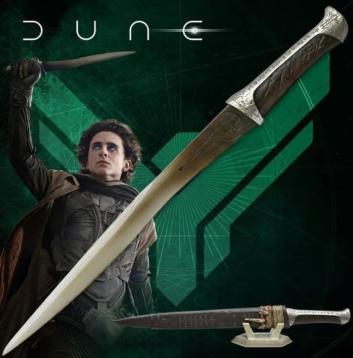 Dune (Dune Part II) Paul Atreides Crysknife 1/1 Replik
