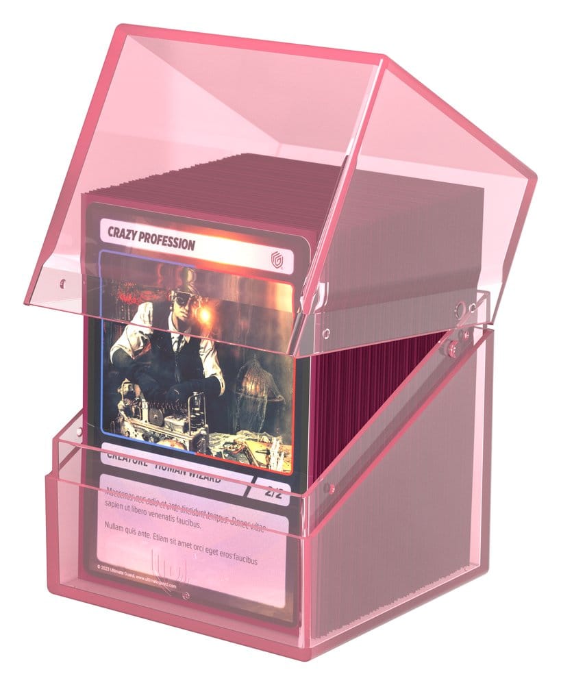 Ultimate Guard Boulder 100+ Clear - Rose Quartz