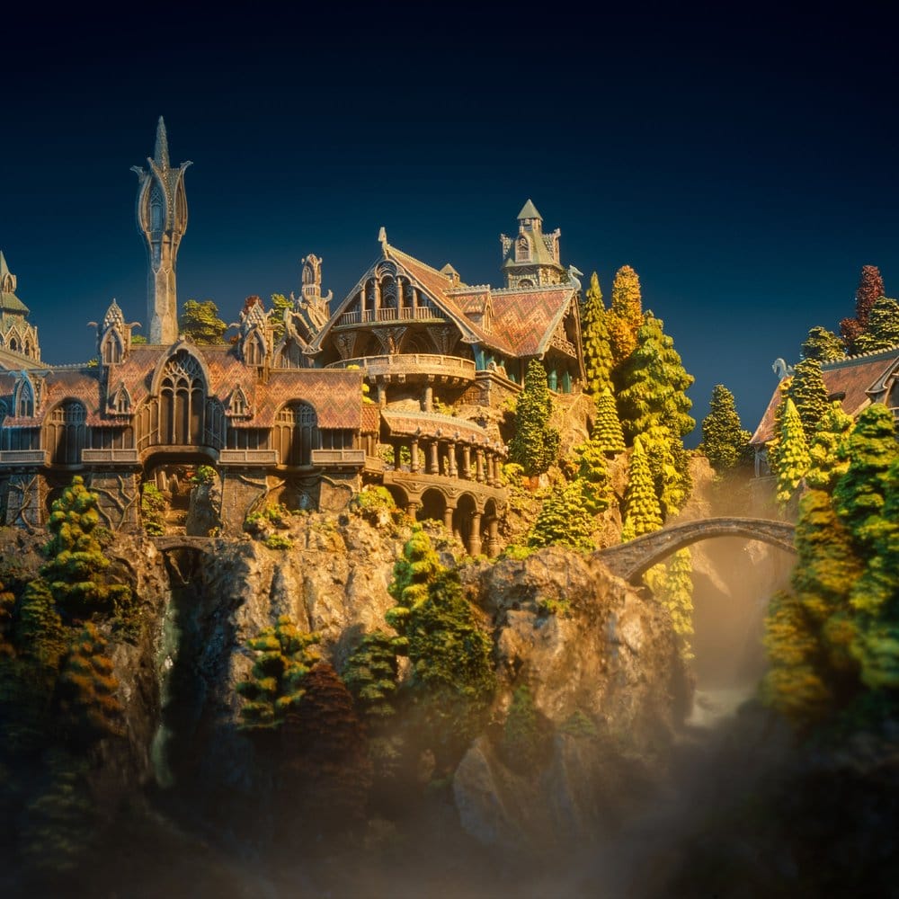 Der Herr der Ringe Rivendell Miniatur Umgebung