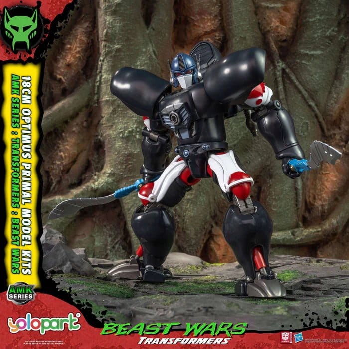 Transformers Beast Wors Optimus Primal AMK Series Plastic Model Kit