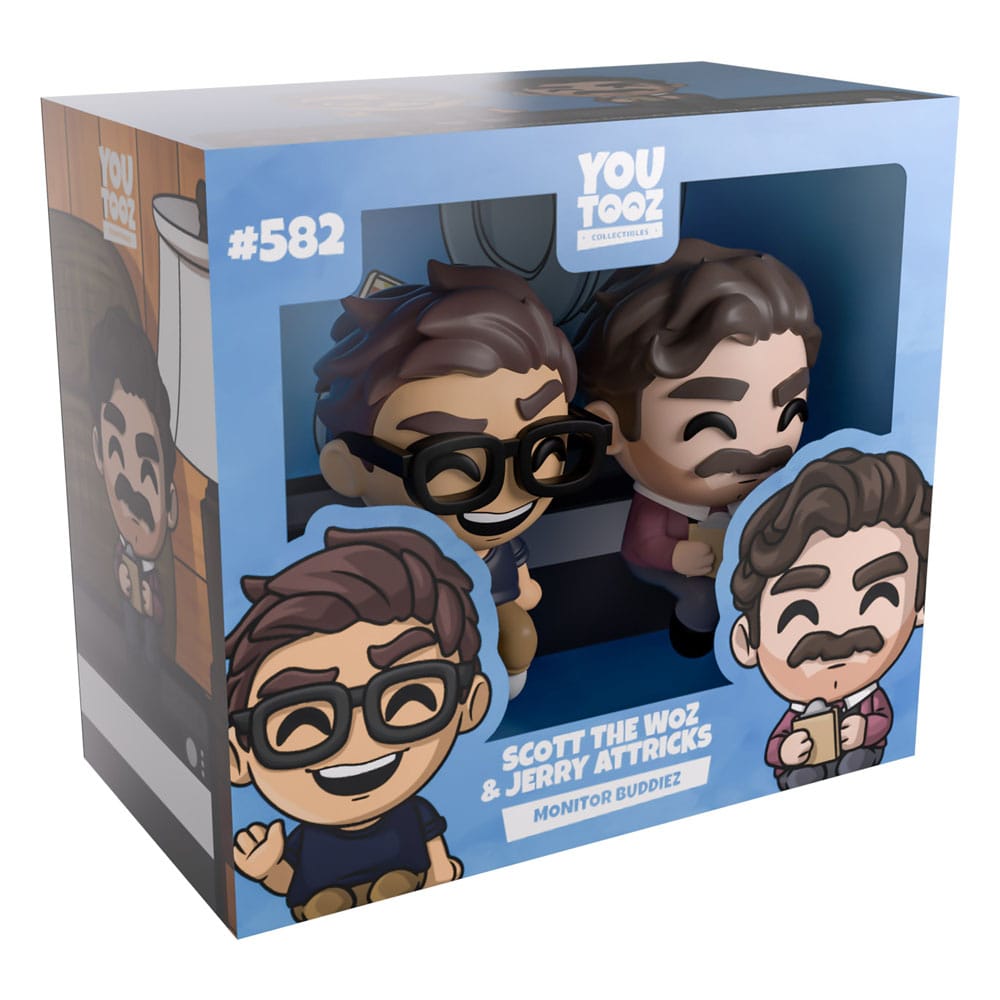 Scott the Woz & Jerry Attricks Monitor Buddiez Vinyl Figuren