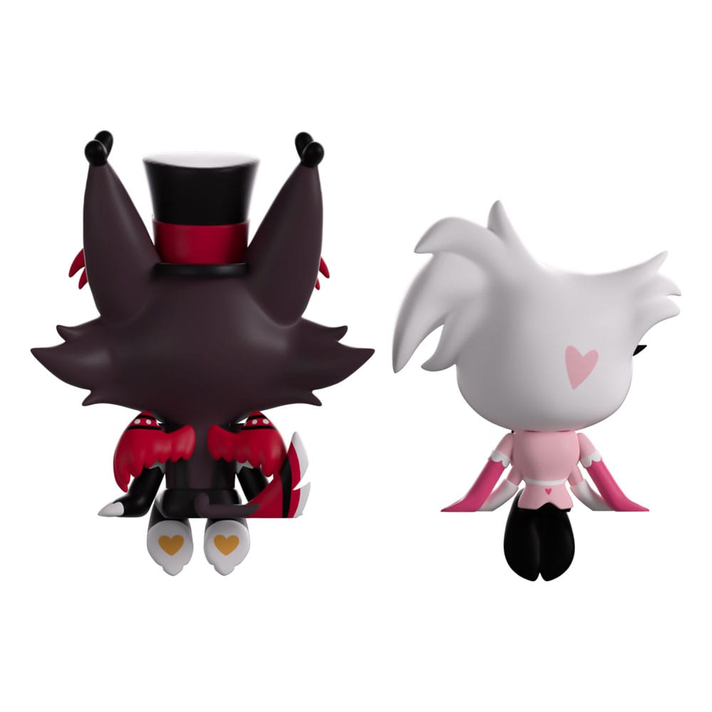 Hazbin Hotel Vinyl Figuren Angel Dust & Husk Monitor Buddiez