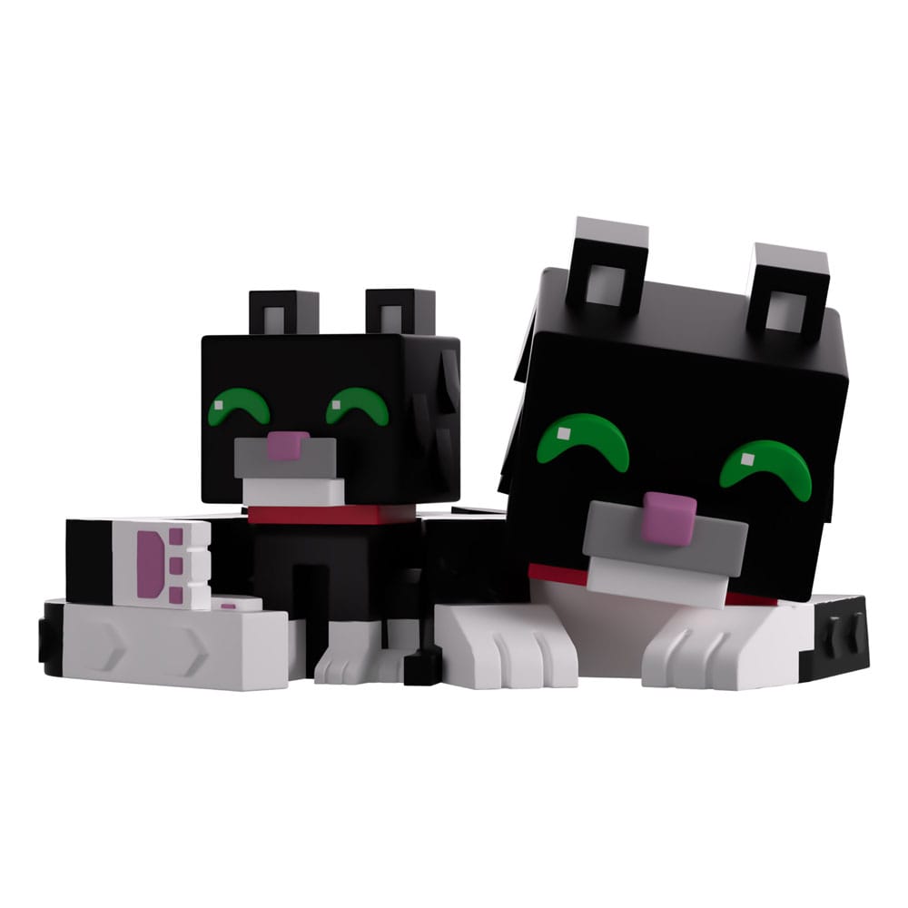 Minecraft Vinyl Figur Tuxedo Cat 6 cm