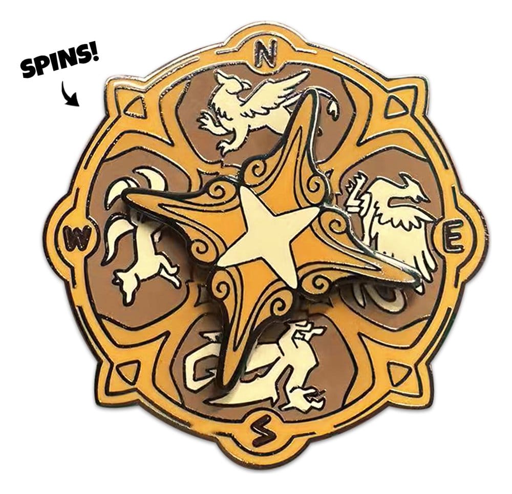 Quincy's Tavern Ansteck-Pin Compass 5 cm