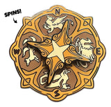 Quincy's Tavern Ansteck-Pin Compass 5 cm