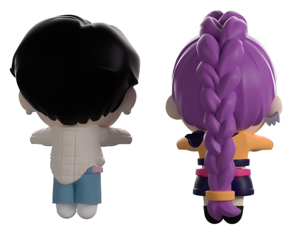KPop Demon Hunters Vinyl Figuren Jinu & Rumi Monitor Buddiez 6 cm