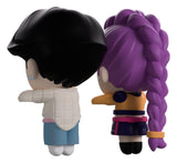 KPop Demon Hunters Vinyl Figuren Jinu & Rumi Monitor Buddiez 6 cm