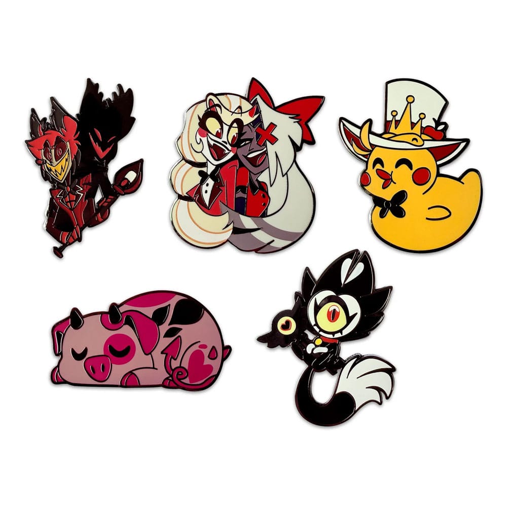Hazbin Hotel Ansteck-Pins Set 5 cm (6)