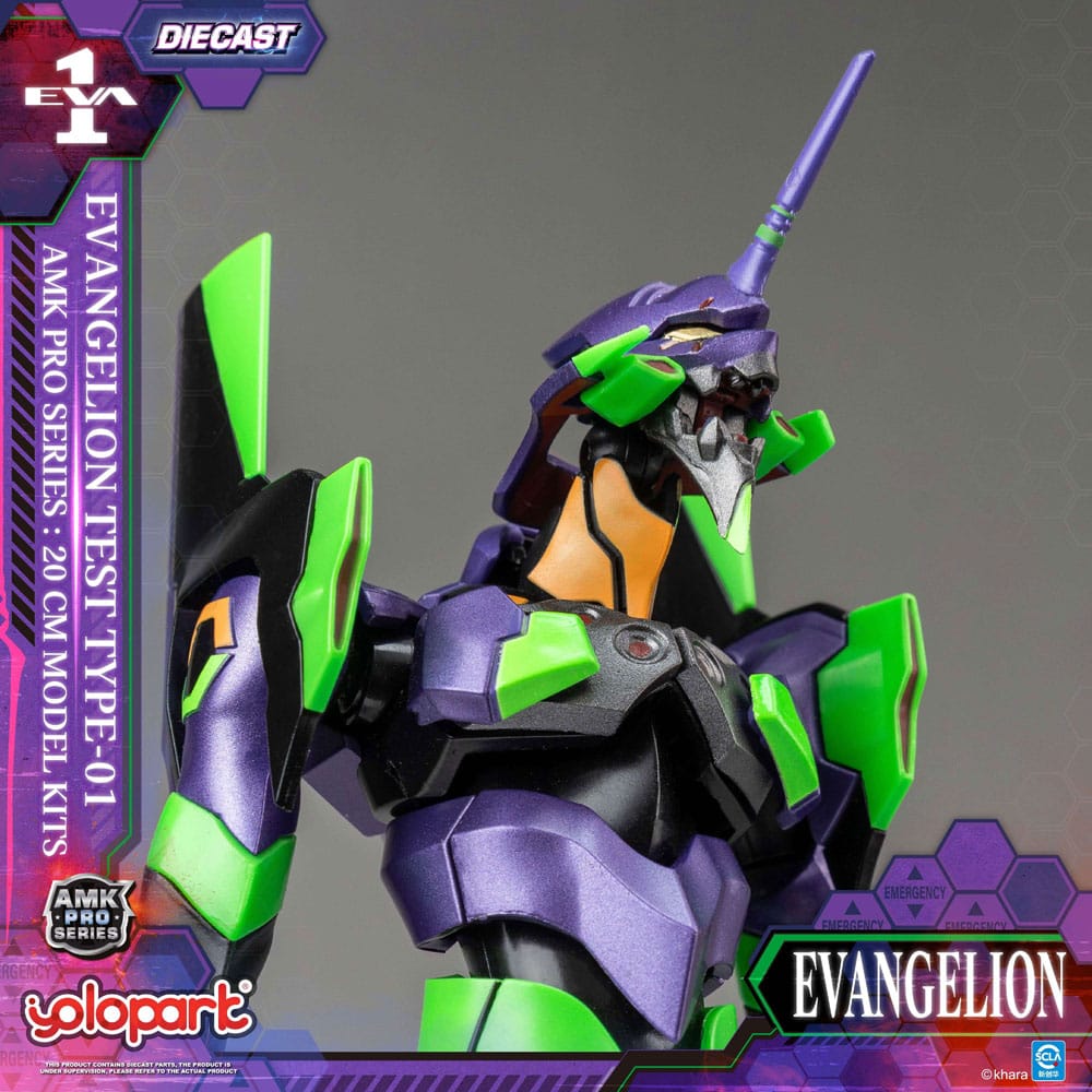Yolopark Neon Genesis Evangelion Eva-01 Test Type AMK Pro Series Model Kit