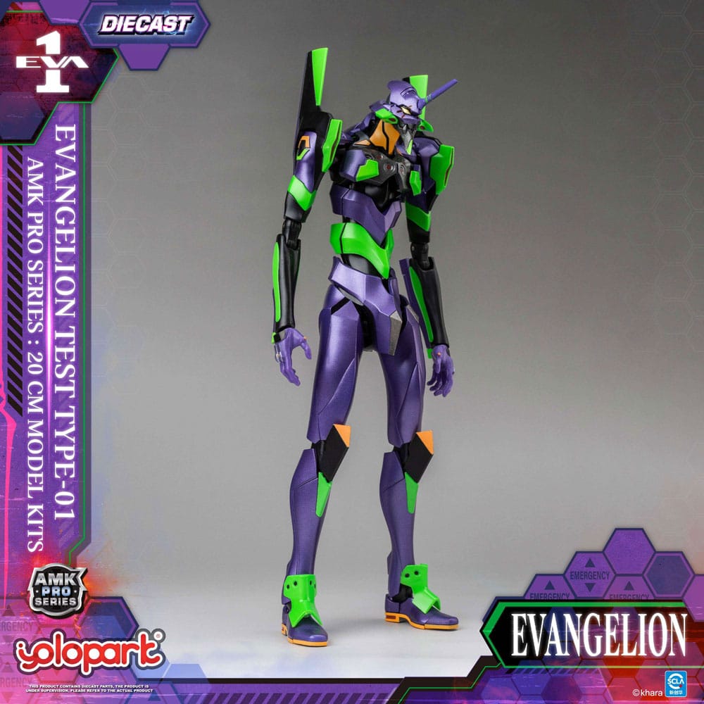 Yolopark Neon Genesis Evangelion Eva-01 Test Type AMK Pro Series Model Kit