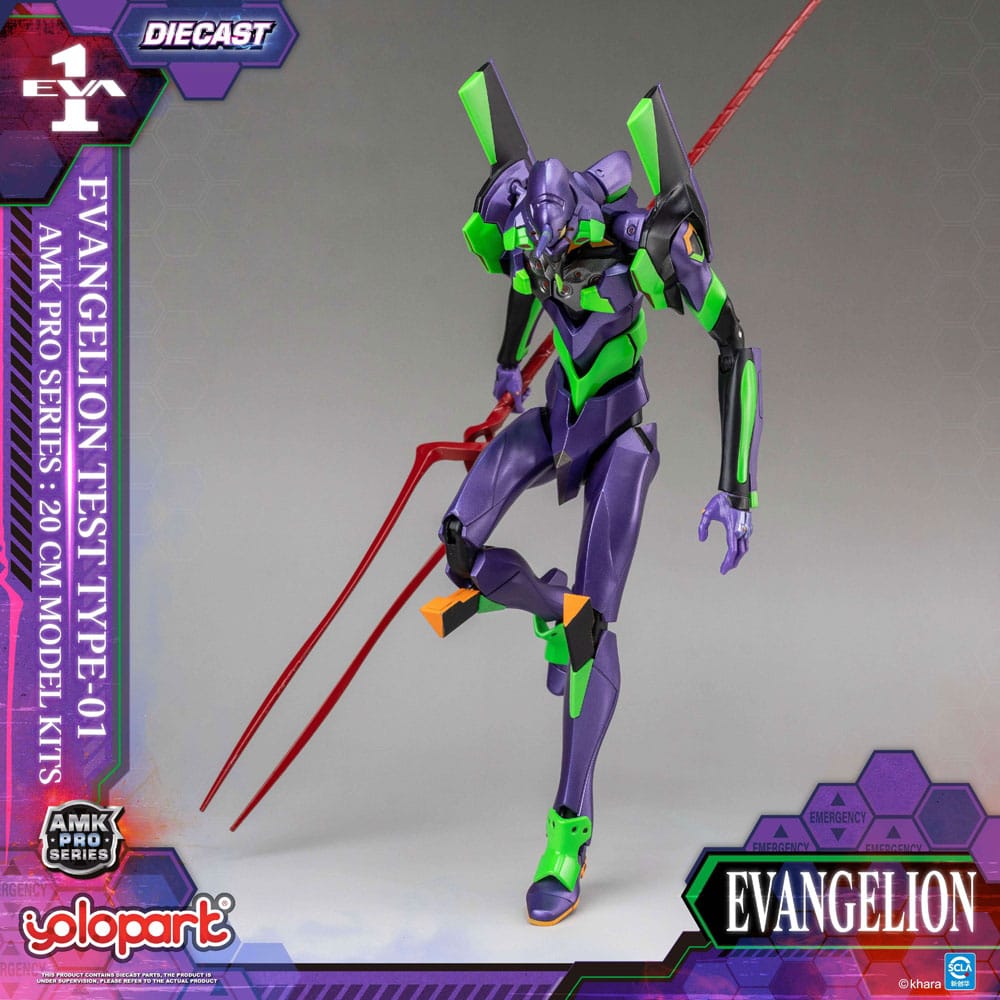 Yolopark Neon Genesis Evangelion Eva-01 Test Type AMK Pro Series Model Kit