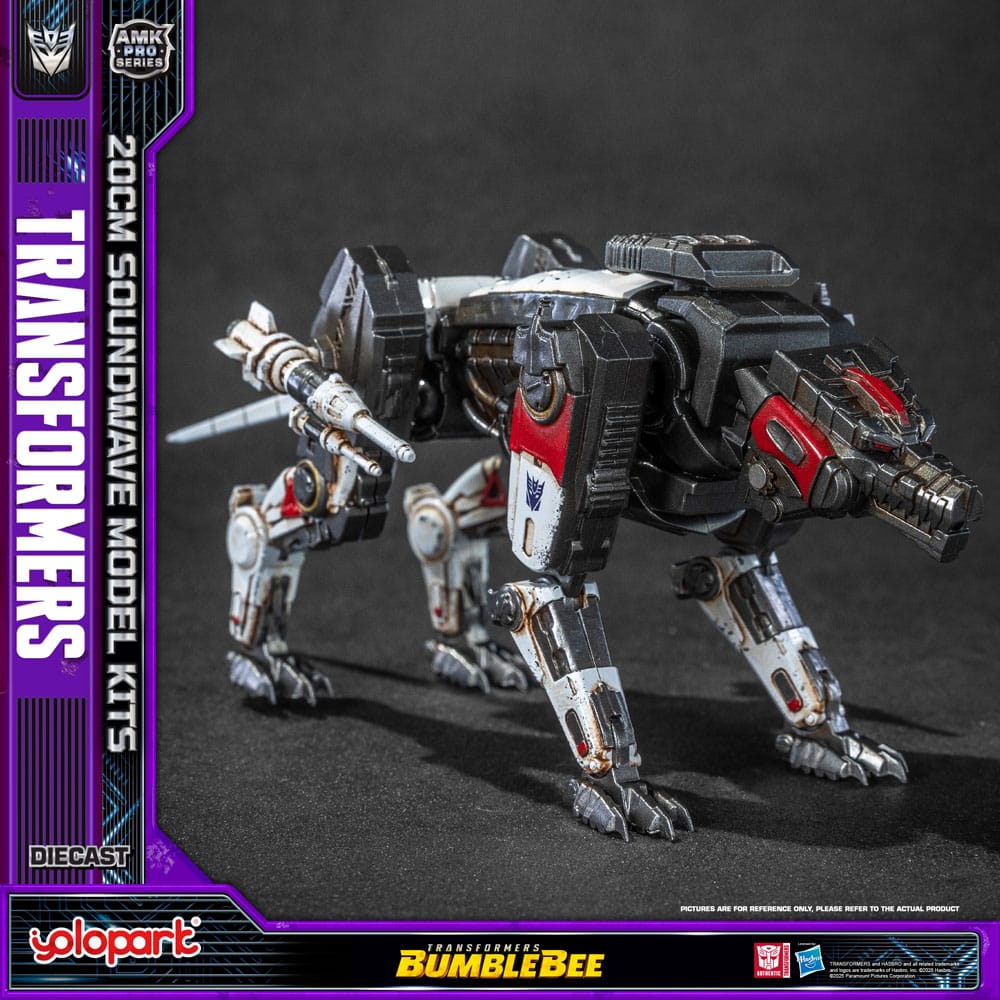 Yolopark Transformers Bumblebee Soundwave AMK Pro Series Plastic Model Kit Oversea Version