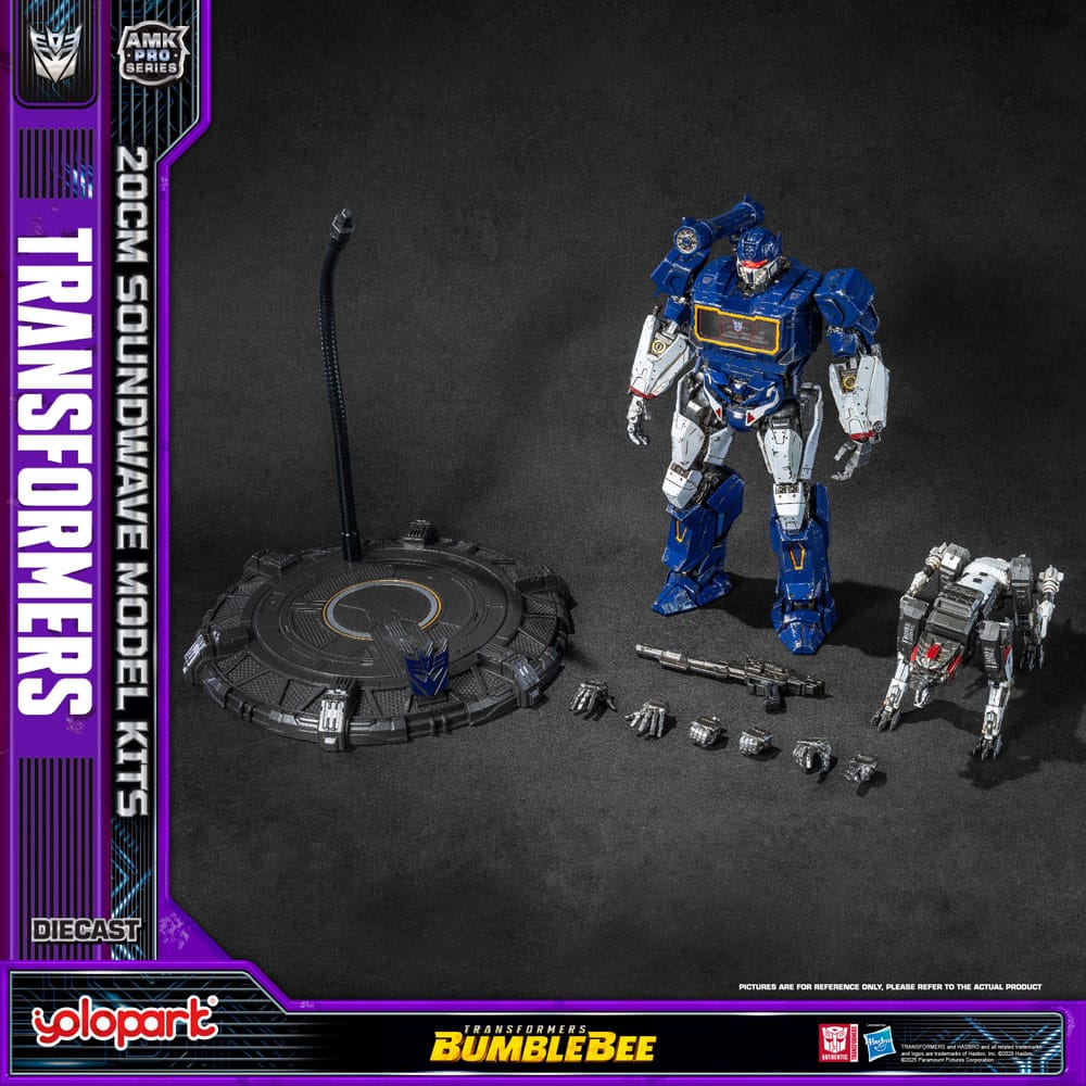 Yolopark Transformers Bumblebee Soundwave AMK Pro Series Plastic Model Kit Oversea Version