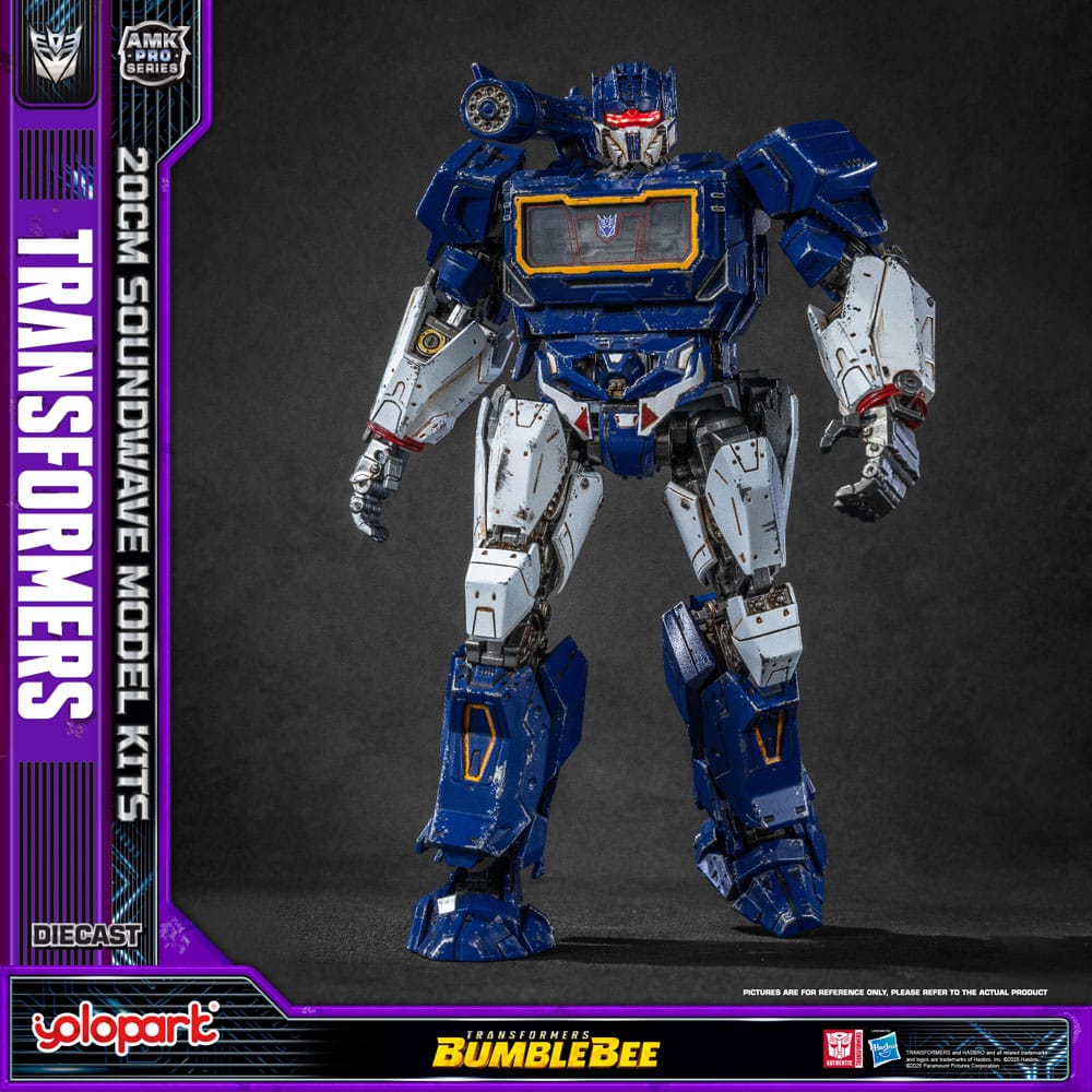 Yolopark Transformers Bumblebee Soundwave AMK Pro Series Plastic Model Kit Oversea Version