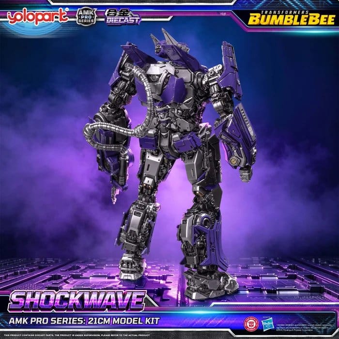 Yolopark Transformers Bumblebee the Movie Shockwave AMK PRO Series Plastic Model Kit