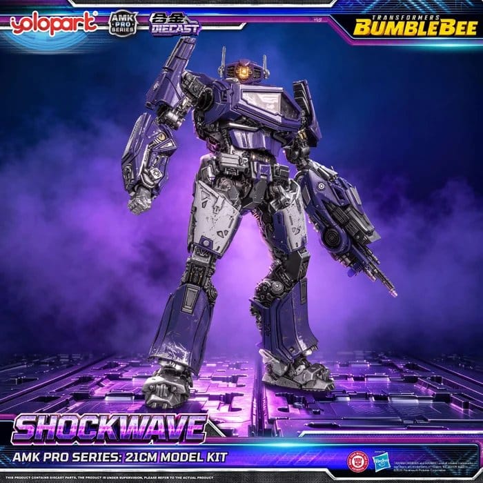 Yolopark Transformers Bumblebee the Movie Shockwave AMK PRO Series Plastic Model Kit