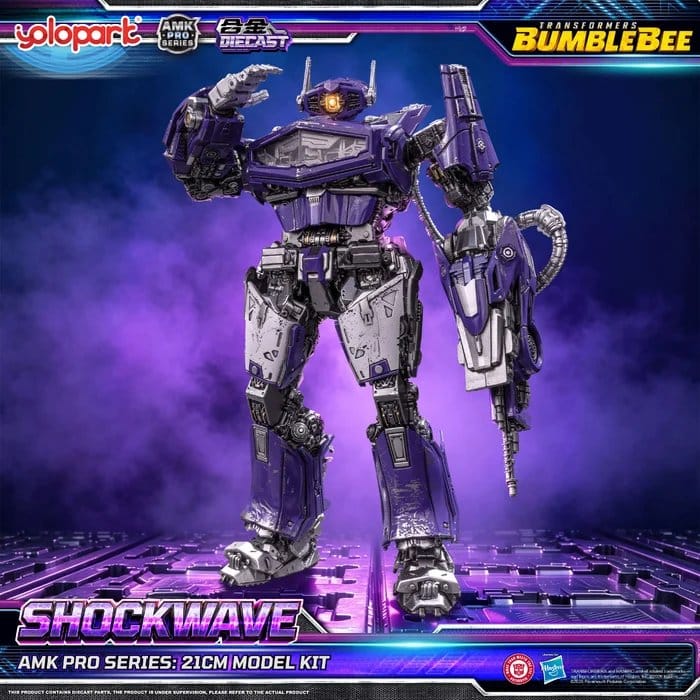 Yolopark Transformers Bumblebee the Movie Shockwave AMK PRO Series Plastic Model Kit