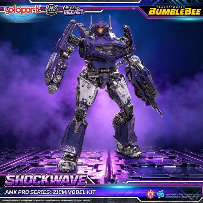 Yolopark Transformers Bumblebee the Movie Shockwave AMK PRO Series Plastic Model Kit