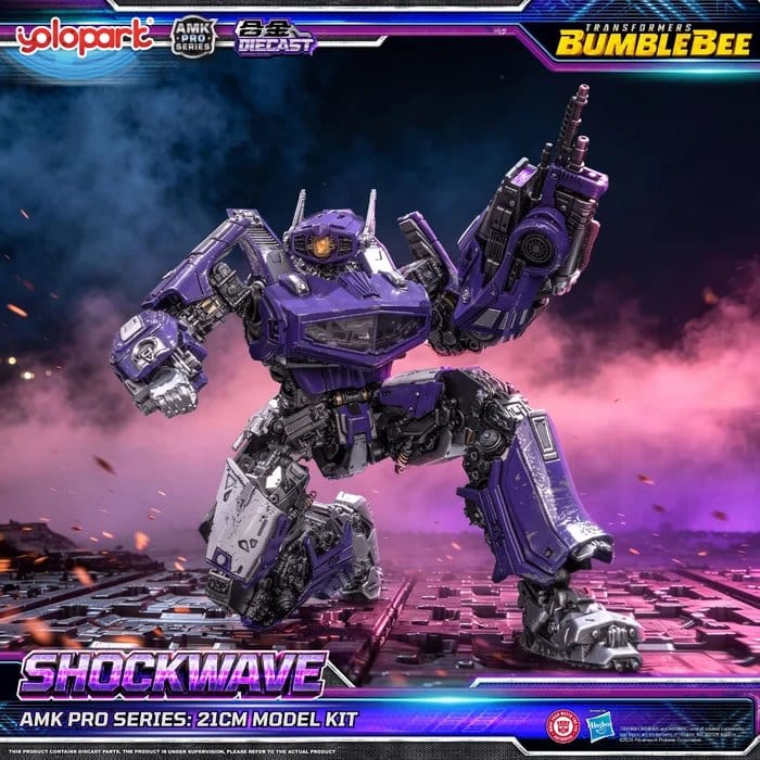 Yolopark Transformers Bumblebee the Movie Shockwave AMK PRO Series Plastic Model Kit