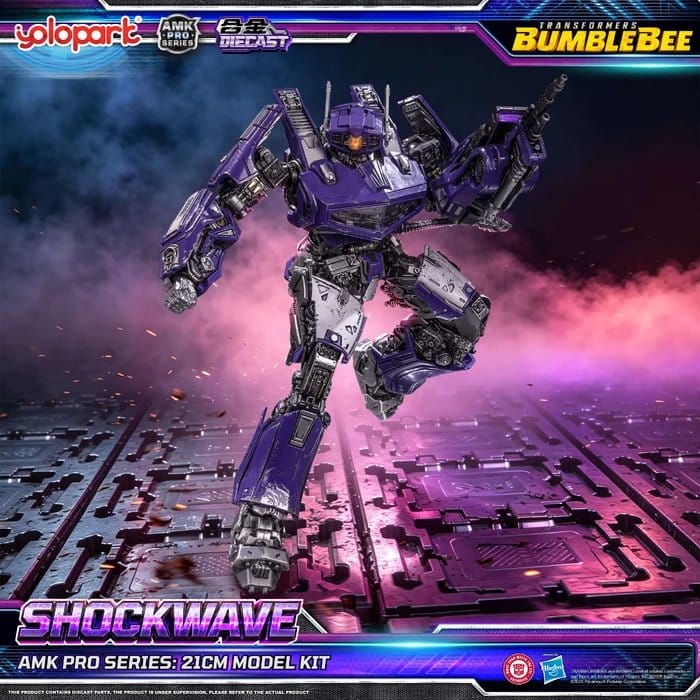 Yolopark Transformers Bumblebee the Movie Shockwave AMK PRO Series Plastic Model Kit