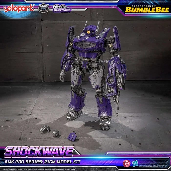Yolopark Transformers Bumblebee the Movie Shockwave AMK PRO Series Plastic Model Kit