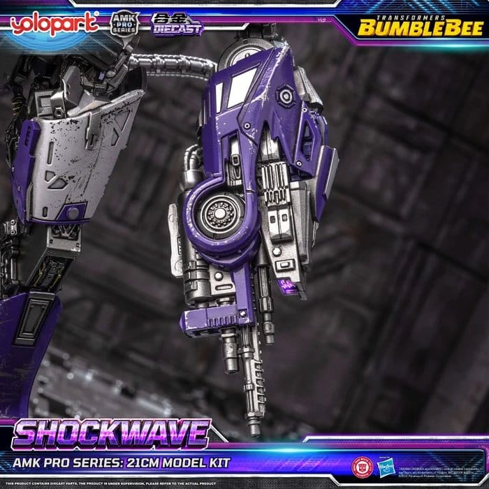 Yolopark Transformers Bumblebee the Movie Shockwave AMK PRO Series Plastic Model Kit