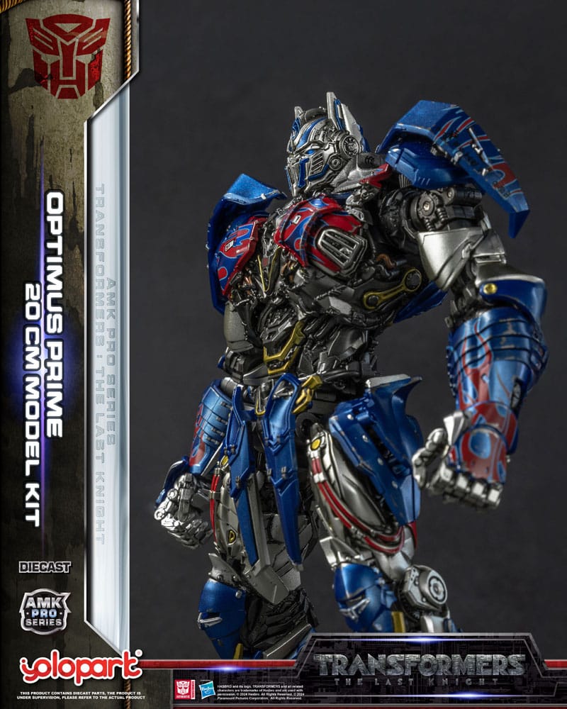 Yolopark Transformers The Last Knight Optimus Prime AMK Pro Series Plastic Model Kit (Oversea Version)