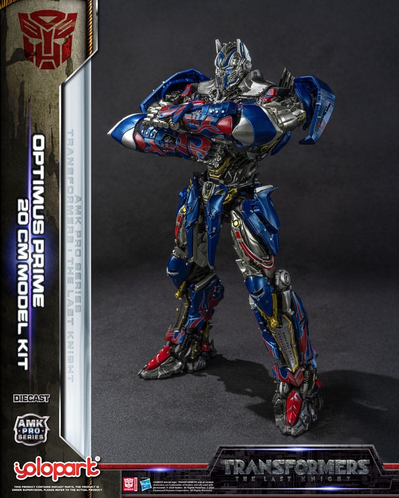Yolopark Transformers The Last Knight Optimus Prime AMK Pro Series Plastic Model Kit (Oversea Version)