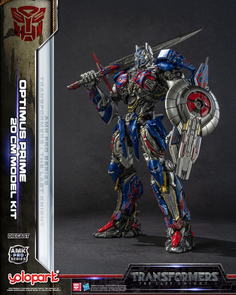 Yolopark Transformers The Last Knight Optimus Prime AMK Pro Series Plastic Model Kit (Oversea Version)