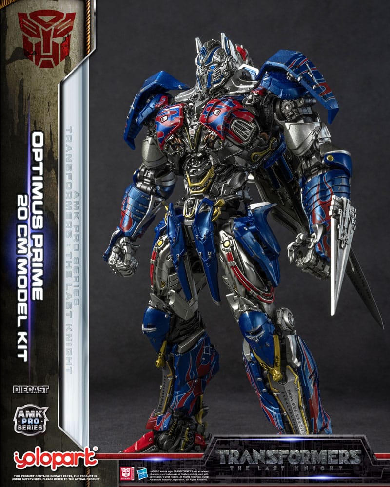 Yolopark Transformers The Last Knight Optimus Prime AMK Pro Series Plastic Model Kit (Oversea Version)