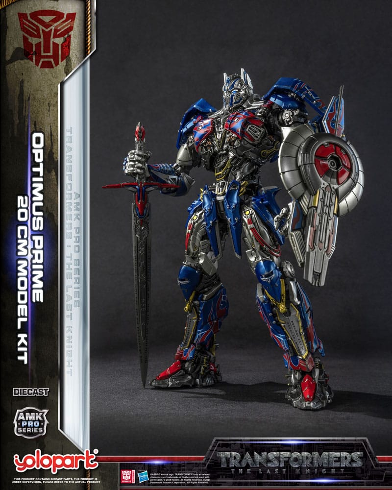 Yolopark Transformers The Last Knight Optimus Prime AMK Pro Series Plastic Model Kit (Oversea Version)