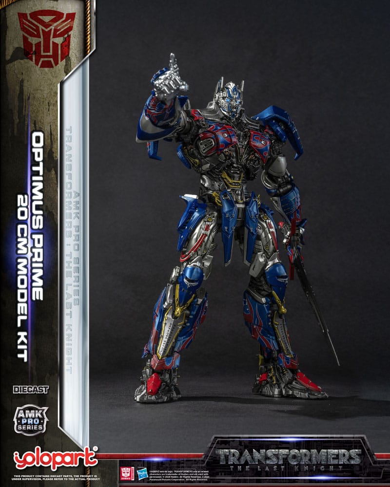Yolopark Transformers The Last Knight Optimus Prime AMK Pro Series Plastic Model Kit (Oversea Version)