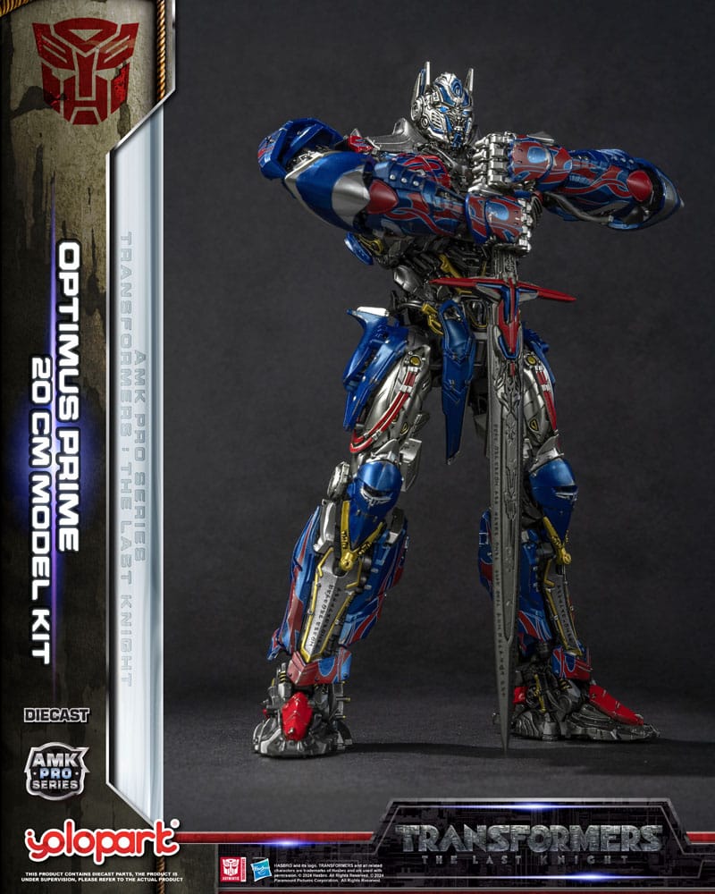Yolopark Transformers The Last Knight Optimus Prime AMK Pro Series Plastic Model Kit (Oversea Version)