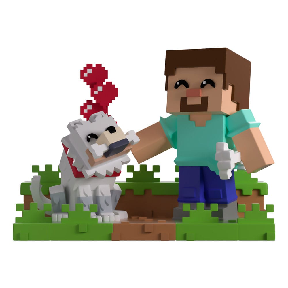 Youtooz Minecraft Taming A Wolf Vinyl Figur